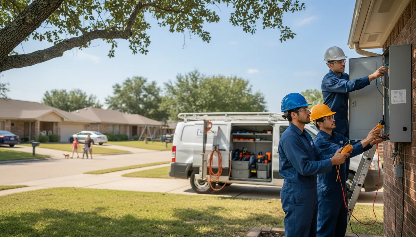 Certified electrician providing emergency electrical services in Hardyville, VA